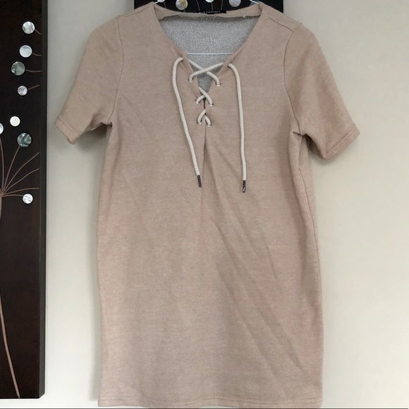 Kittenish Dresses & Skirts - Kittenish size small 0 2 4 lace up sweater dress